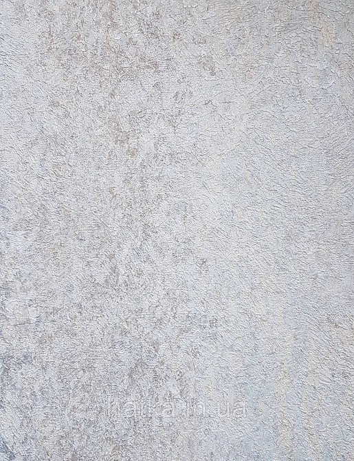 Шпалери вінілові на флізеліні Grandeco Anastasia метрові смуги розмиті під штукатурку блакитні бежеві Київ - фото 1