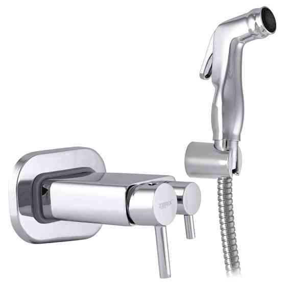 Смеситель встроенный для гигиенического душа и бачка унитаза Zerix LR5398-1 латунь/хром (LL1460) Черновцы