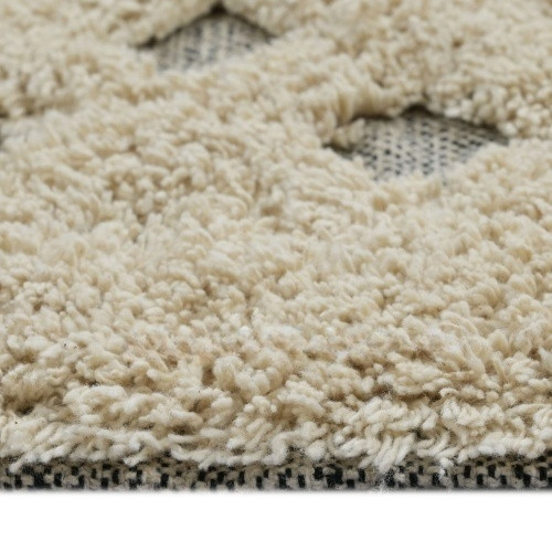 Килимок для підлоги туалетних та ванних кімнат СОФТА 45x75 TM Dariana бежевий з ромбами Житомир - фото 4