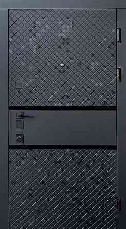 Форт-М Дверь квартирная модель ВИП 4К Мокка, цвет Чорная шагрень/белый матовый 860 Киев