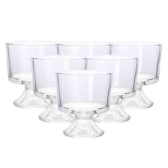 Креманки з товстого скла 6 шт. по 310 мл прозорі Київ