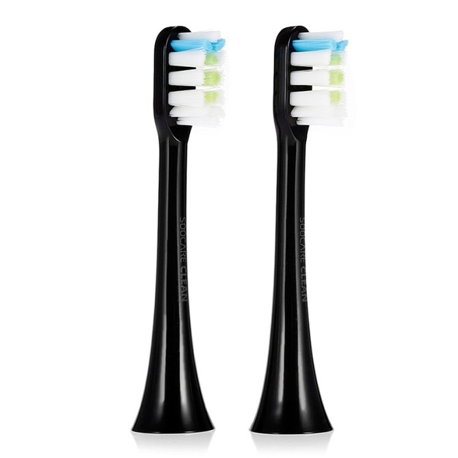 Насадка для зубної щітки Xiaomi SOOCAS X1/X3/X5 BH01B (Чорні, 2 шт) Николаев - изображение 3