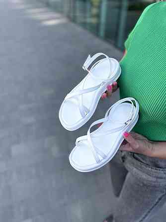 No brend Босоніжки жіночі 47 білі (літо, шкіра натуральна) (5252) 36-40 39 Коломия