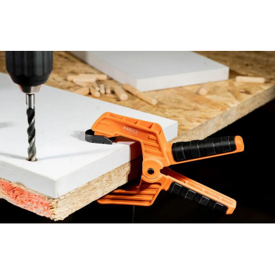 Струбцина Neo Tools затискач пружинний, пластик, 100мм (45-523) Винница - изображение 3