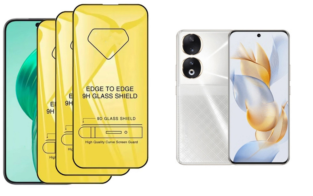 Захисне скло DefenzoGlass для Honor 90 – подвійна міцність Київ - фото 3