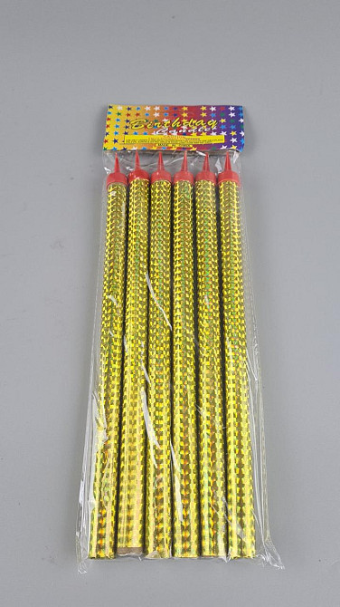 Фонтан для торта (холодный фонтан), 25 см.по 6 штук в упаковке (1 пачка) Харьков - изображение 1