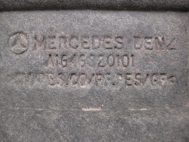 Mercedes-Benz  A1646820101 Шумоізоляції тунелю КПП зовнішня ML W164 GL X164 Одеса - фото 5