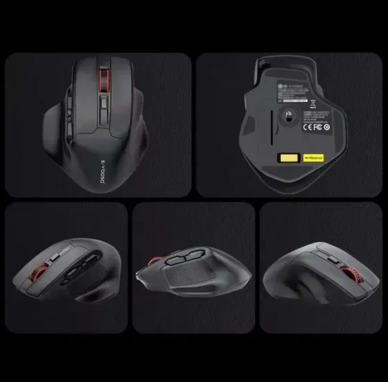 Ігрова комп'ютерна миша E-YOOSO X-31 мишка з USB приймачем 2.4G і 4800 DPI, чорна Запоріжжя