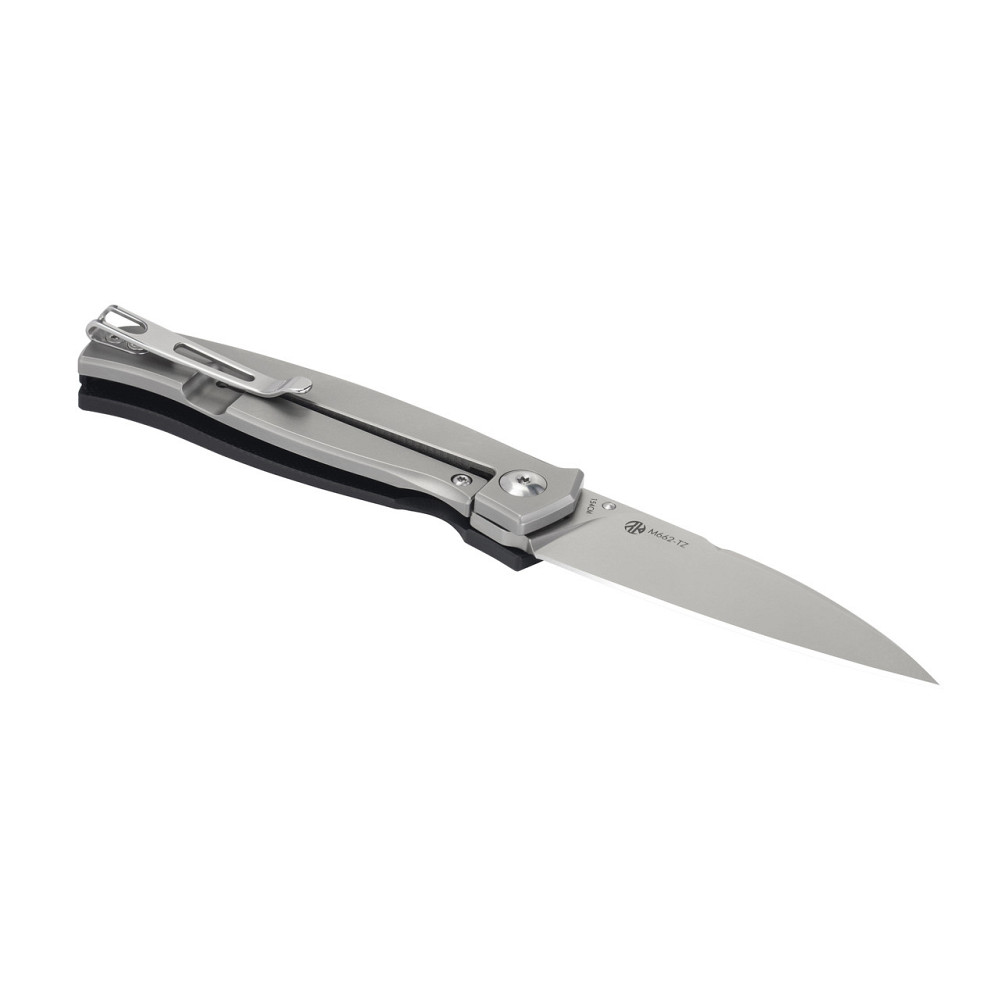 Ніж складаний кишеньковий Ruike M662-TZ, (7.4 см) steel 154СМ / TC4 (титан) + G10 чорний Київ - фото 5