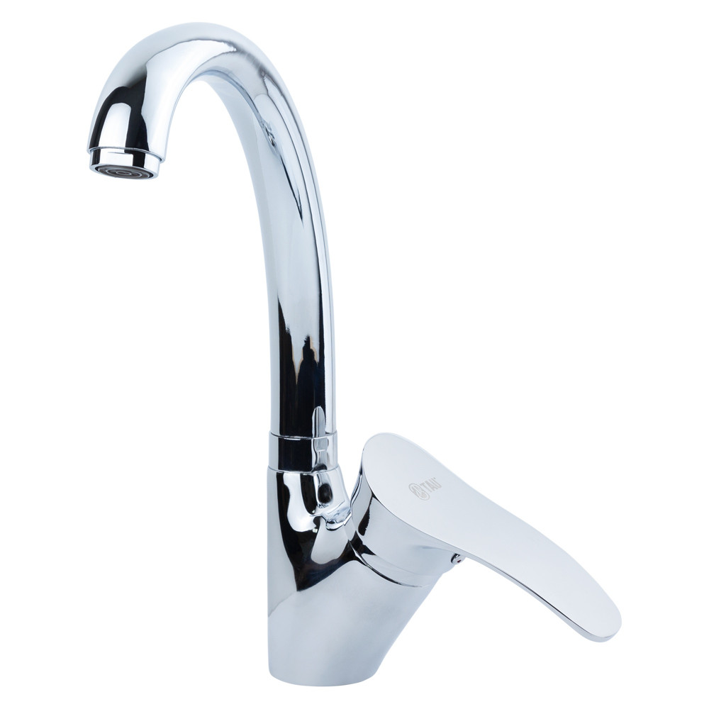 TAU Смеситель s07 Ø40 для кухни гусак ухо лат. шток на гайке TAU SE-4B445C (9807140) Киев - изображение 1