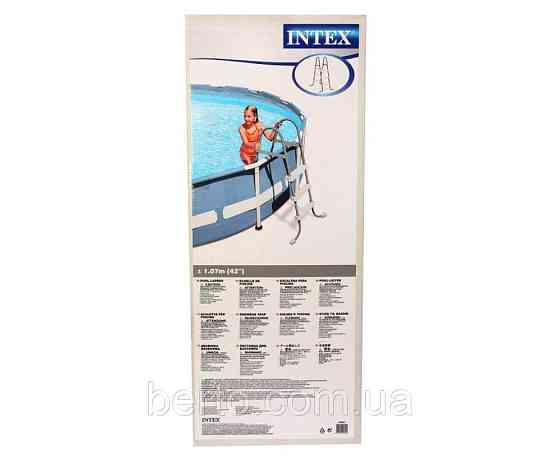 Лестница для бассейнов 90-107 см., нагрузка до 120 кг, Intex 28065 Киев
