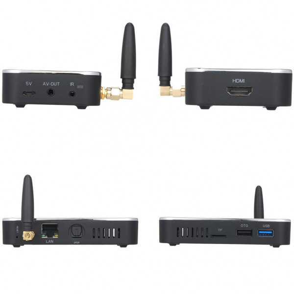 TV Медіаплеєр Ugoos X4 PLUS 4/64Gb/Amlogic S905X4/Android 11/WiFi/BT/Miracast/AV/IR RC/змінна антена (X4 PLUS) Київ - фото 5