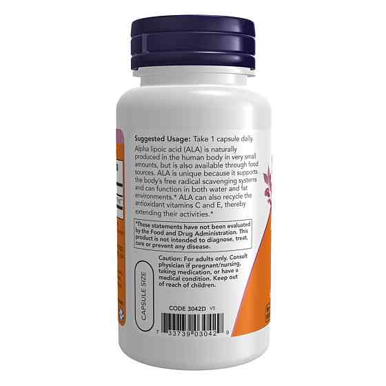 Alpha Lipoic Acid 250mg - 120 vcaps Луцк