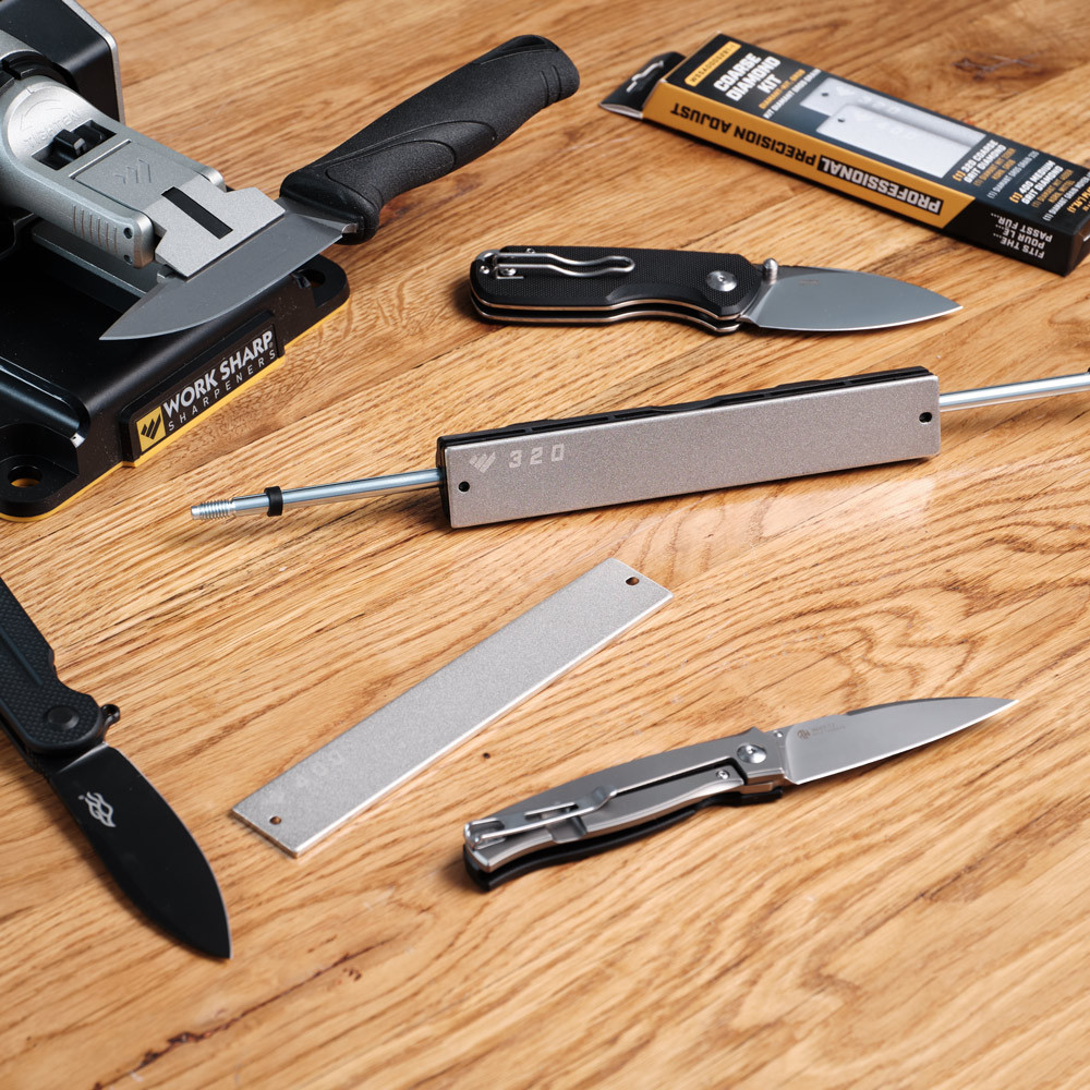 Work Sharp набір змінних пластин Coarse Diamond (320/400) для точилки WSBCHPAJ-PRO, 2 шт Рівне - фото 3