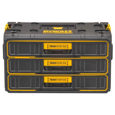 Ящик для инструментов DeWALT TOUGHSYSTEM 2.0, 555х355х305 мм., модуль на 3 ящика (DWST08330-1) Винница - изображение 1