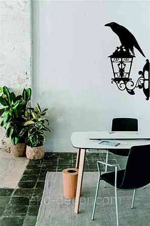 Декоративне настінне 3D Панно «Ворон» Декор на стіну з об'ємом Київ