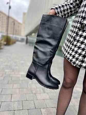 Valiente Чоботи жіночі VALIENTE Армани чорні (весна-осінь, шкіра натуральна) (3000) 39 Коломыя