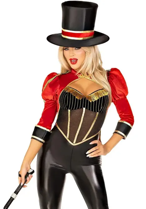 Костюм циркачки Leg Avenue Circus Ringmaster Diva Catsuit M Львов - изображение 1