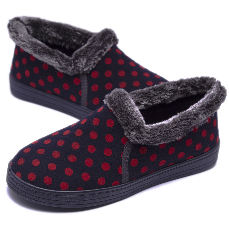 Капці жіночі із задником теплі домашні, сині в горошок Одеса - фото 2