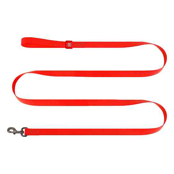 Повідець для собак водостійкий WAUDOG Waterproof, L-XXL, Ш 25 мм, Д 500 cм, червоний Київ