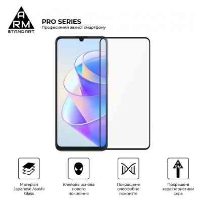 Стекло защитное Armorstandart Pro Honor X7a Black (ARM69380) Винница