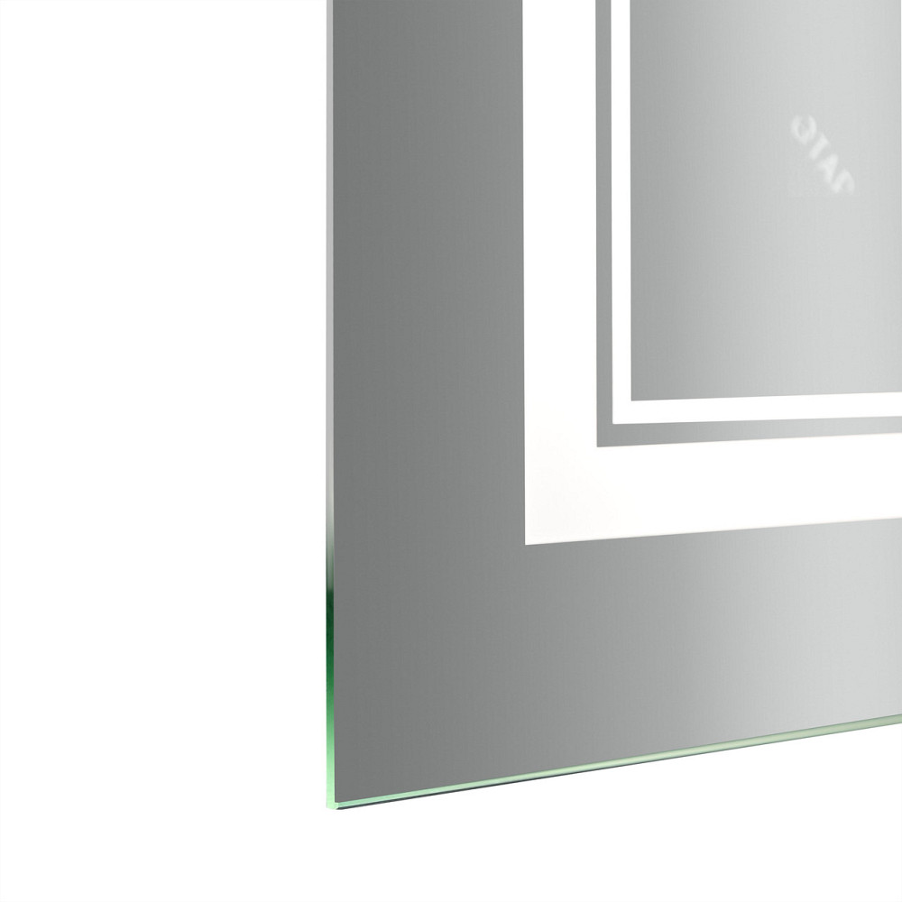 Дзеркало Qtap Cardinal (CA1) 800х500 з LED-підсвіткою Touch, з антизапотіванням, з димером, темп. кольору (3000-6500K) Reverse Київ - фото 7