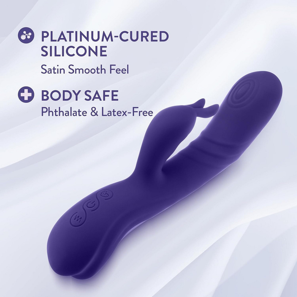 Вибратор кролик Blush Harper с G-точечной стимуляцией, синий Sex Aura Киев - изображение 4
