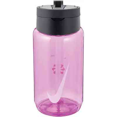 Бутылка для воды Nike TR Renew Recharge Straw Bottle 24 OZ рожевий, чорний, білий 709 мл N.100.7642.644.24 (887791733436) Винница