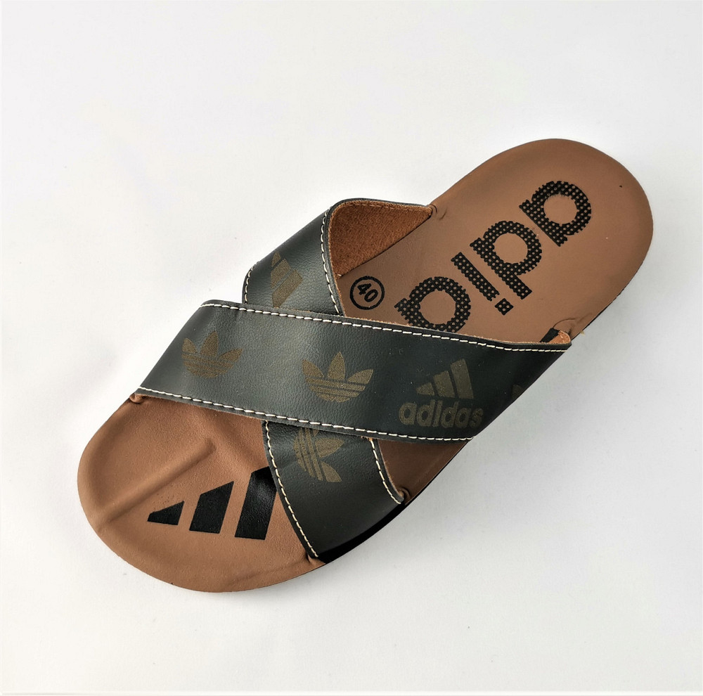 Чоловічі Шльопанці Тапочки Adidas Сланці Чорні Адідас (розміри: 41) Дніпро - фото 3