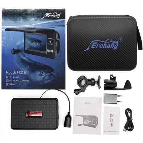 Підводна камера для риболовлі відеовудилище 4.3&quot; 1000TVL 15м, Erchang F431B Вінниця