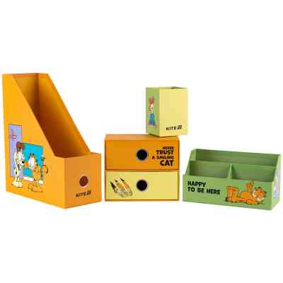 Настільний набір Kite Garfield 4 предмети, картон (GF25-357) Вінниця