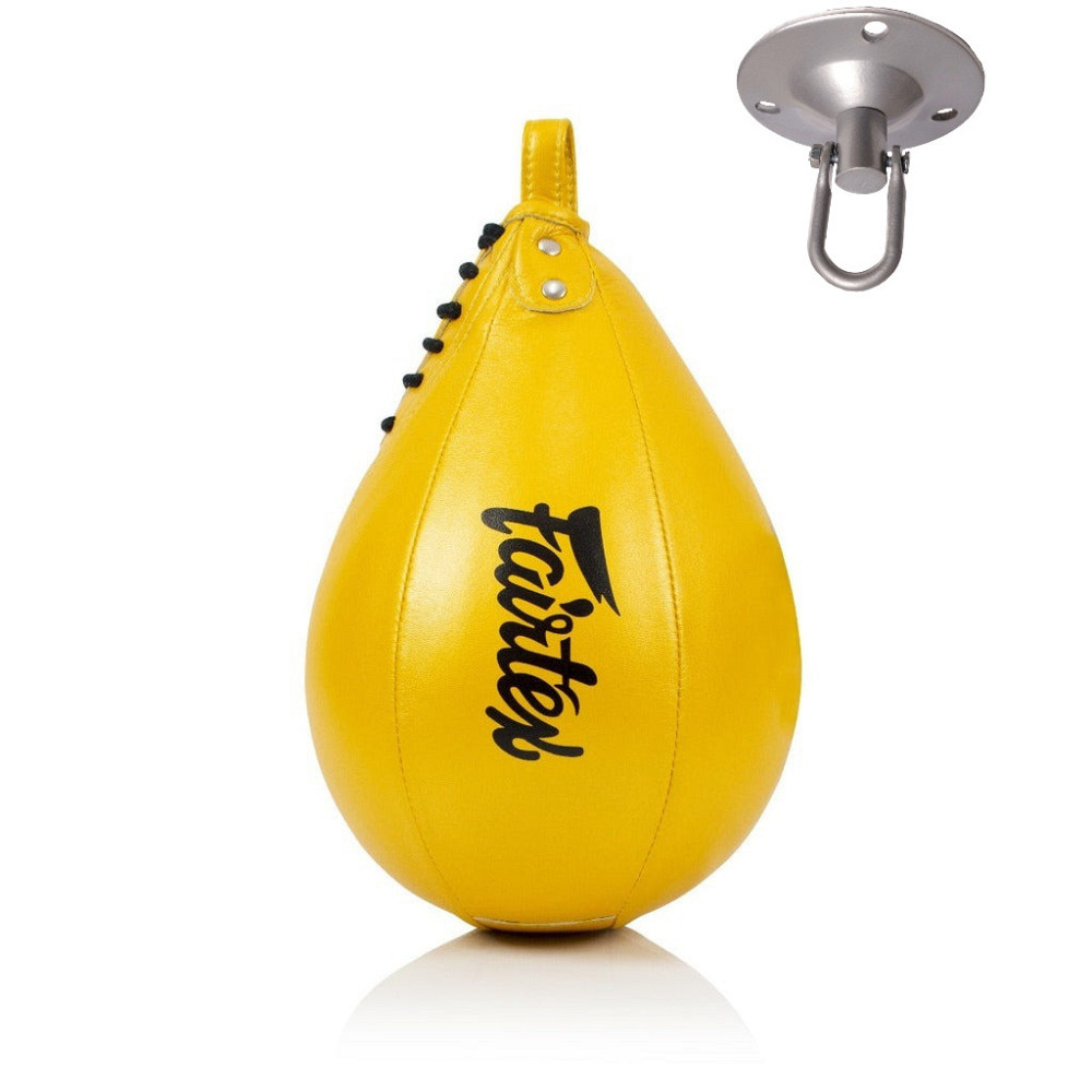 Пневмогруша боксерська Fairtex SB1 Yellow + кріплення Кам'янське - фото 5