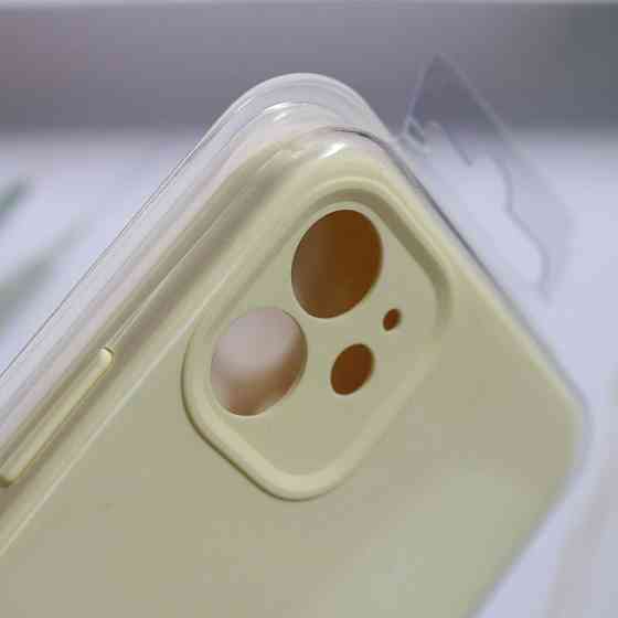 Чехол Silicone Case Full Protective для Apple iPhone 12mini Creamy Yellow Киев