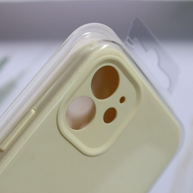 Чехол Silicone Case Full Protective для Apple iPhone 12mini Creamy Yellow Киев - изображение 3