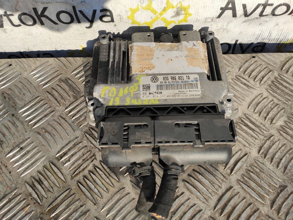 Блок керування двигуном VW Golf V 1.9 tdi 2003-2008 (03G906021TQ) Ковель - фото 2