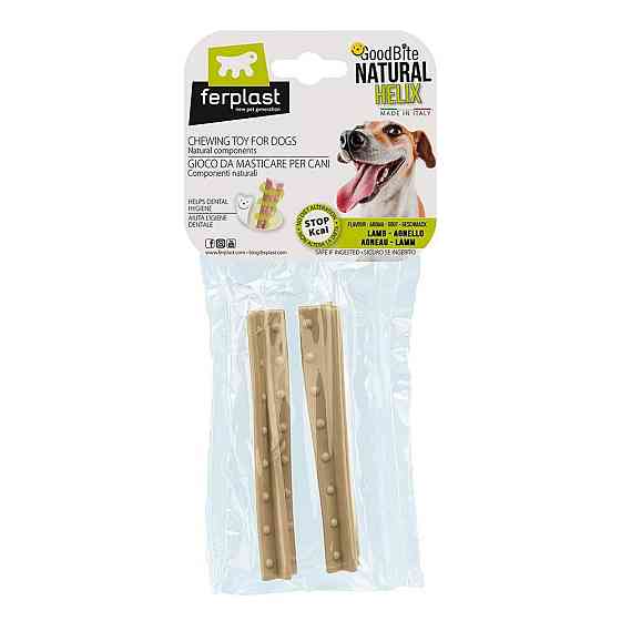 Жевательные палочки для собак со вкусом баранины Ferplast GoodBite Natural Lamb (Ферпласт ГудБайт Нэчурал) М - 2 шт. - 2,2 x 2,1 x h 12 cm Запорожье