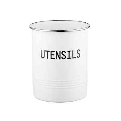 Аксесуар кухонний Ardesto Підставка для кухонного приладдя Midori 12х15.5см, метал, білий (AR0915W) Вінниця