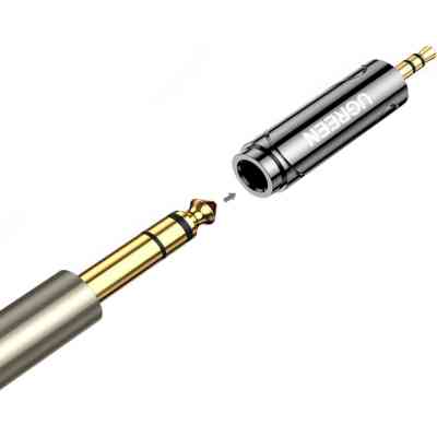 Переходник 3.5mm M to 6.35mm F AV168 black Ugreen (60711) Винница