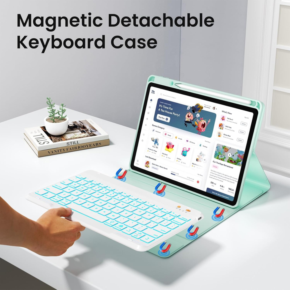 Чехол-клавиатура OYEEICE для iPad 10.2
