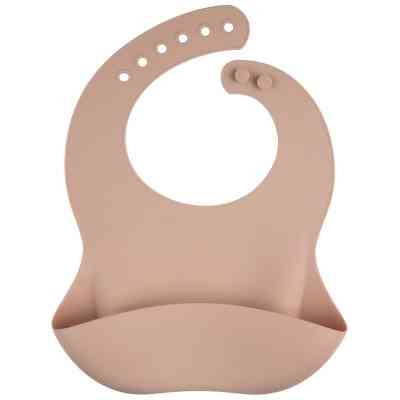 Нагрудничок Canpol babies силіконовий з кишенькою, бежевий (51/030_bei) Вінниця