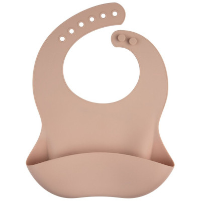 Нагрудничок Canpol babies силіконовий з кишенькою, бежевий (51/030_bei) Вінниця - фото 1