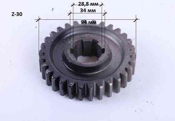 Шестірня перехідного редуктора фрези Z-30 Мукачево