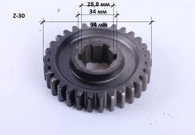 Шестерня переходного редуктора фрезы Z-30 Мукачево - изображение 1