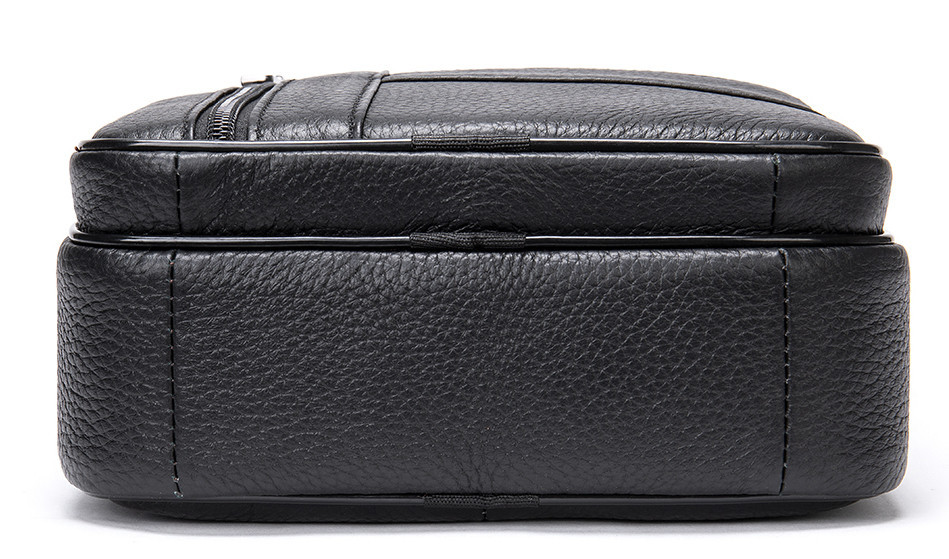 Мессенджер мужской кожаный 20347 Vintage Черный Киев - изображение 8