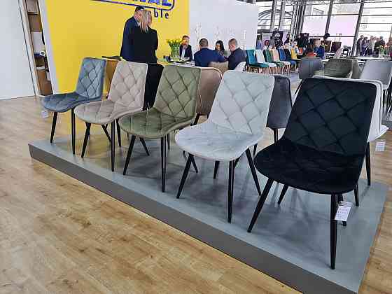 Стілець RALPH VELVET чорний каркас/чорний BL.19 Київ