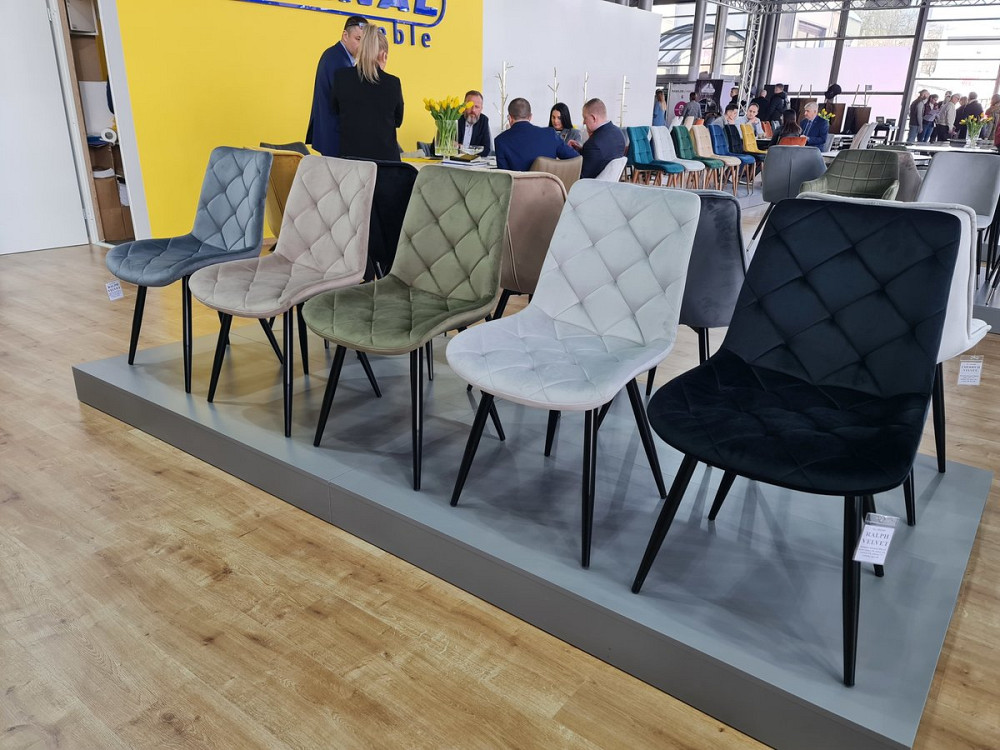 Стілець RALPH VELVET чорний каркас/чорний BL.19 Київ - фото 2