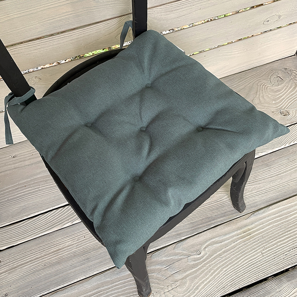 Подушка для стульев (38x38х5 см) Decorator Sawana цвет серо-голубой 84-177 Киев - изображение 1