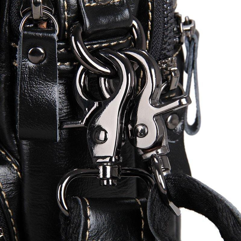 Сумка чоловіча Vintage 14437 Чорна Київ - фото 9