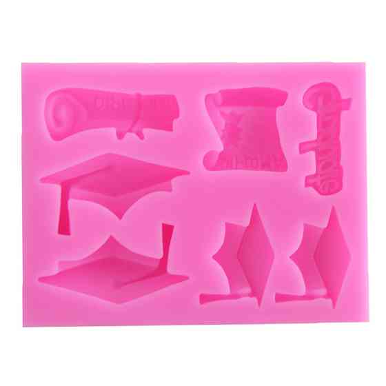 Молд силиконовый конфедератки 85 на 65 мм розовый Киев