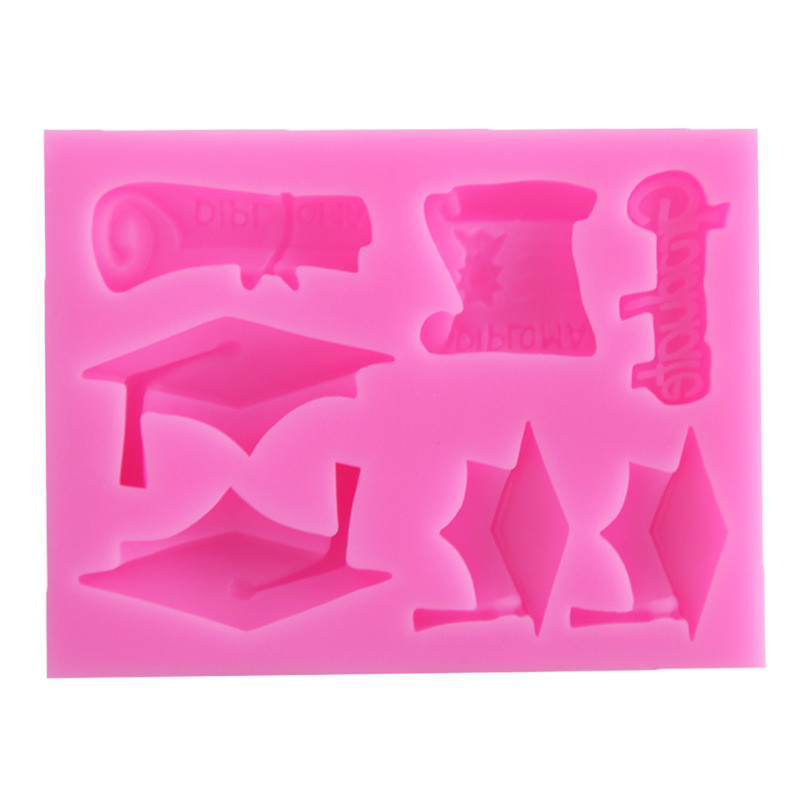 Молд силиконовый конфедератки 85 на 65 мм розовый Киев - изображение 3